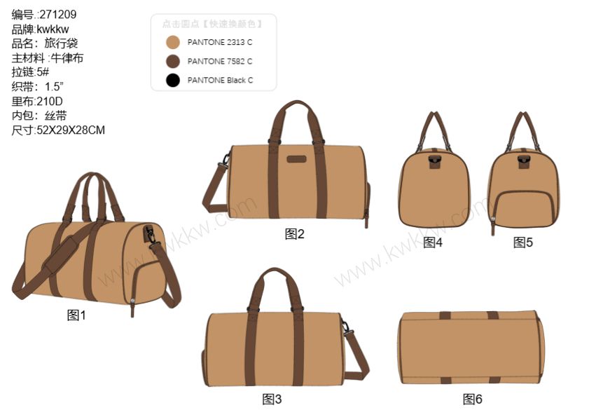 271209 旅行袋